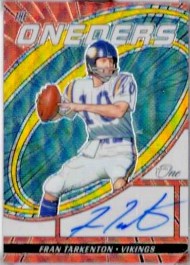 Fran Tarkenton [Gold The Oneders Autograph] #365