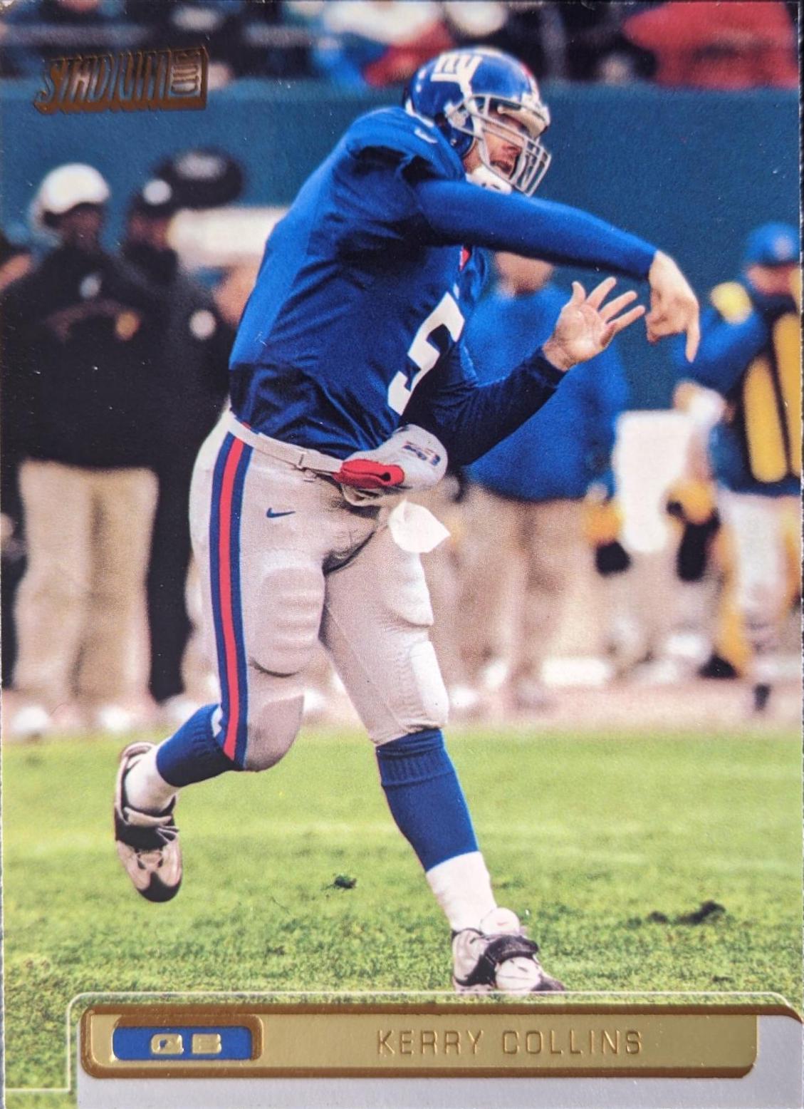 Kerry Collins #9 Football Cards 2001 Stadium Club