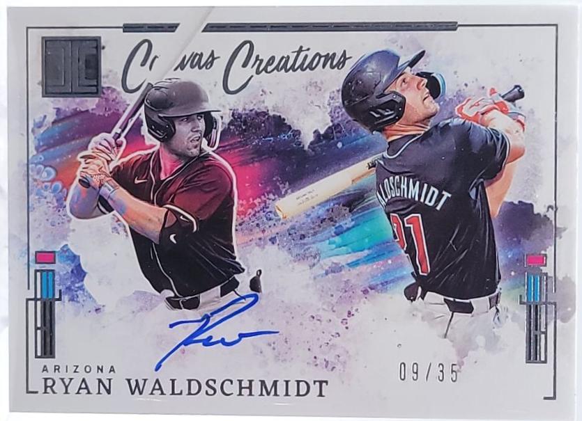Ryan Waldschmidt #38 2025 Panini Impeccable Baseball Canvas Creations Signatures