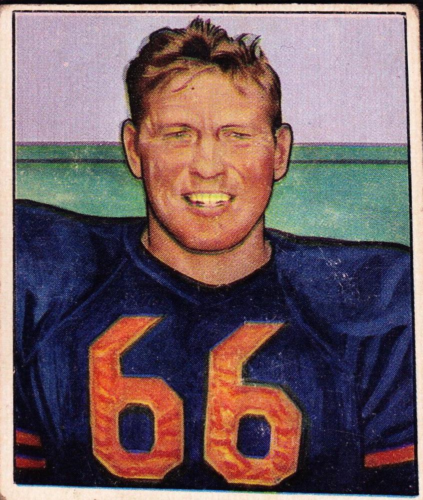 Bulldog Turner #28 Football Cards 1950 Bowman