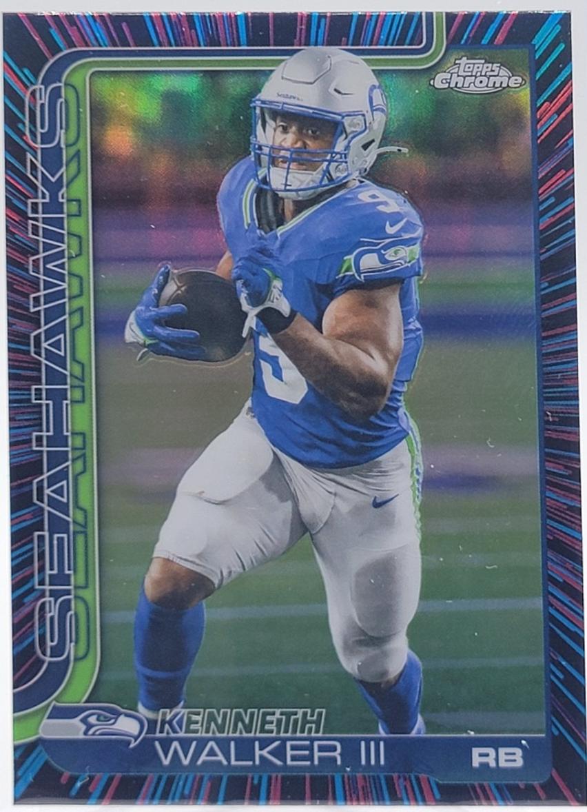 Kenneth Walker III [Neon Pulse Refractor] #276 Prices | 2025 Topps