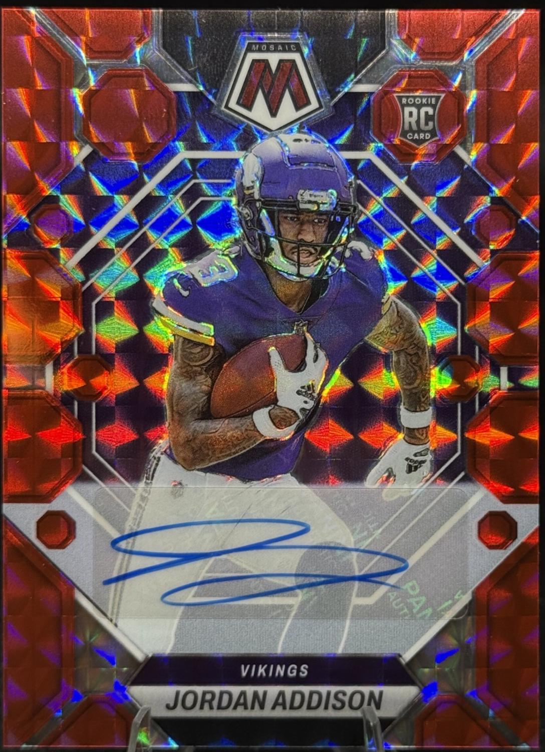 Jordan Addison [Autograph Red] #337