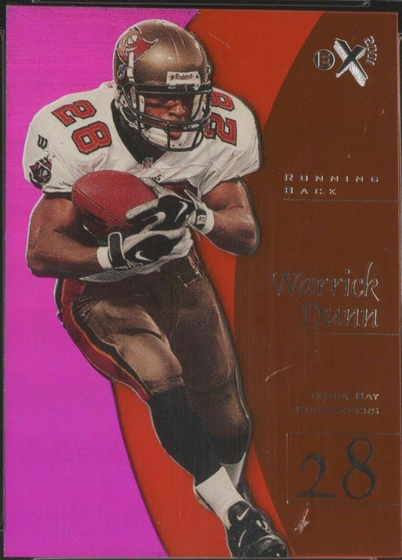 Warrick Dunn #6 Football Cards 1998 Skybox E X2001