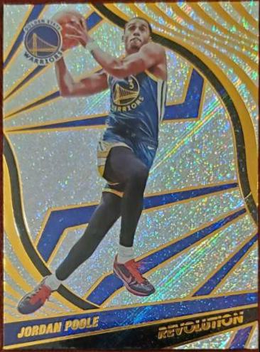 Jordan Poole #7 Basketball Cards 2021 Panini Revolution