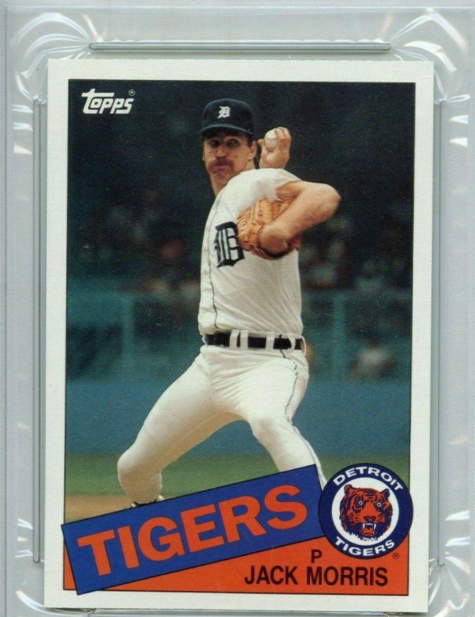 Jack Morris #43 Baseball Cards 1985 Topps Super