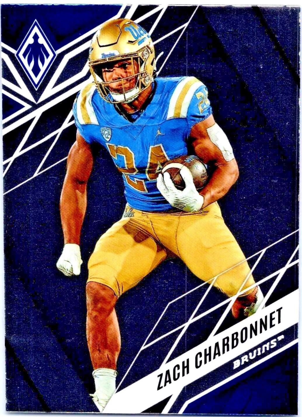 Zach Charbonnet #20 Football Cards 2023 Panini Chronicles Draft Picks Phoenix