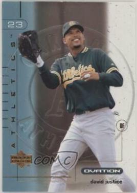 David Justice #2 Baseball Cards 2002 Upper Deck Ovation