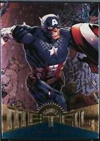 Captain America #R-3 2024 SkyBox Metal Universe Avengers Retro