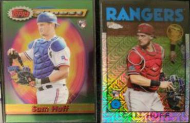 Sam Huff #161 2021 Topps Finest Flashbacks Baseball