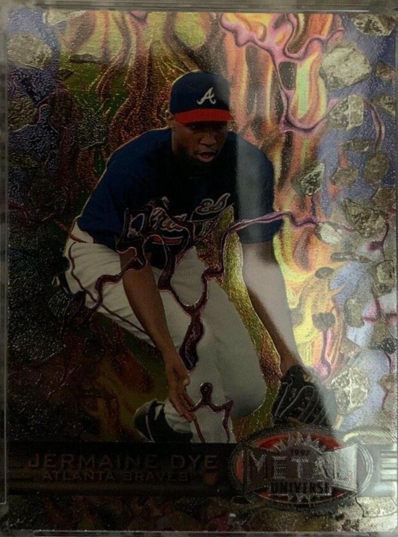 Jermaine Dye #27 Baseball Cards 1997 Metal Universe