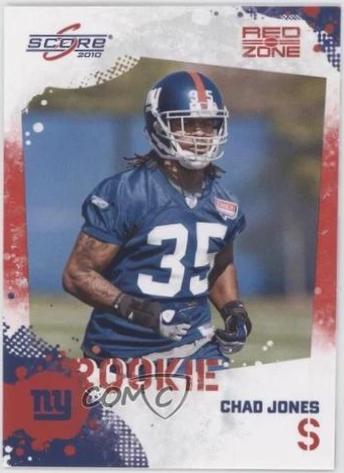 Chad Jones #318 Football Cards 2010 Panini Score
