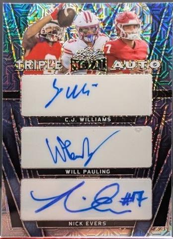 C.J. Williams / Will Pauling / Nick Evers [Purple Prismatic] #TA-13