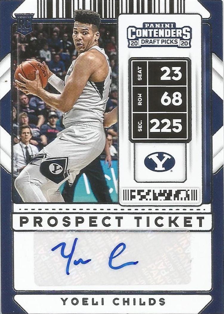Yoeli Childs #113 2020 Panini Contenders Draft Picks Basketball