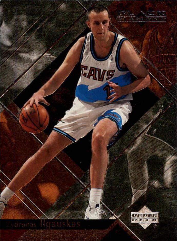 Zydrunas Ilgauskas #14 Basketball Cards 1999 Upper Deck Black Diamond