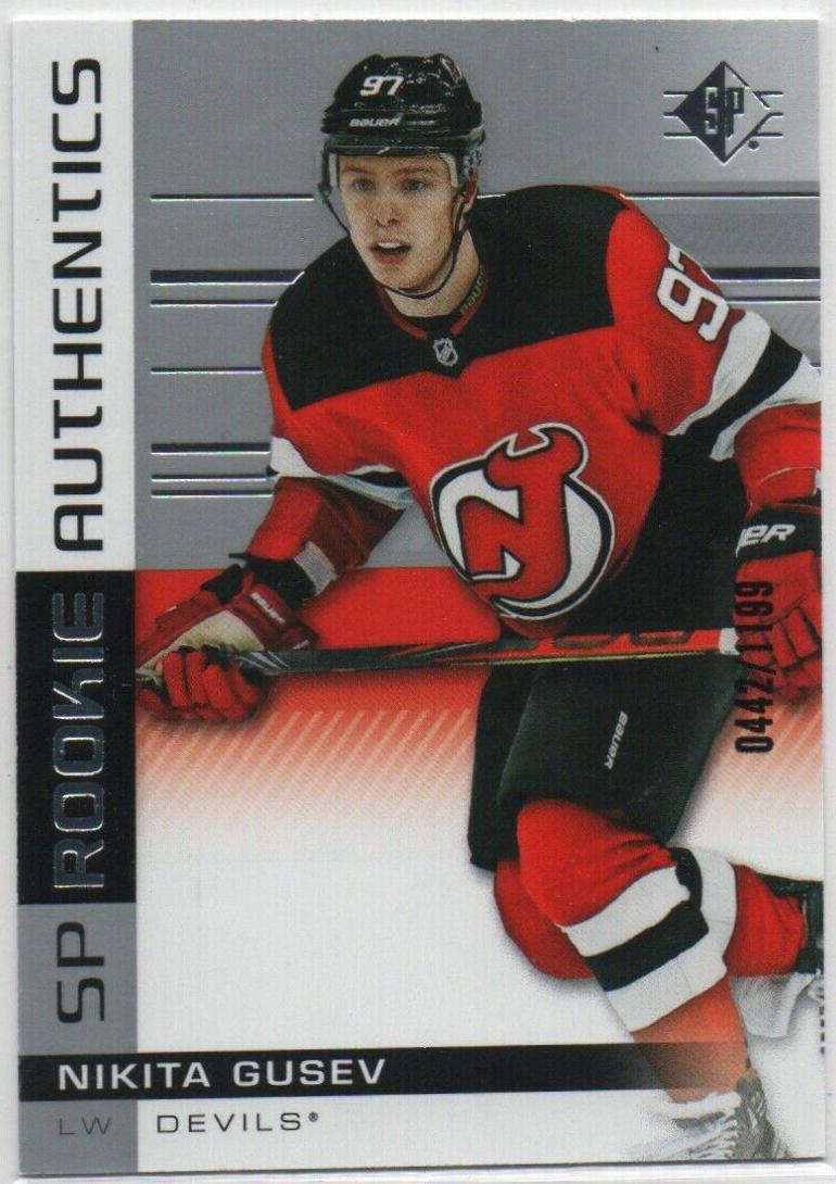 Nikita Gusev #124 Hockey Cards 2019 SP