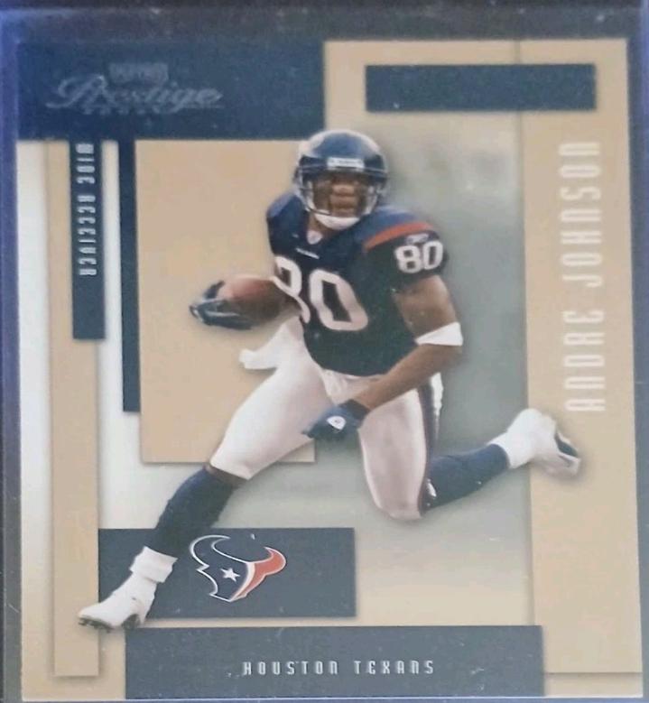 Andre Johnson #55 2004 Playoff Prestige Football