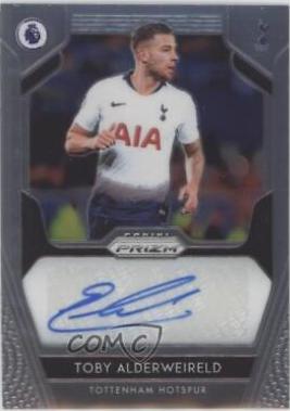 Toby Alderweireld #S-TA Soccer Cards 2019 Panini Prizm Premier League Signatures