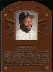 Kirby Puckett #5 Baseball Cards 1995 Leaf Heading for the Hall Prices