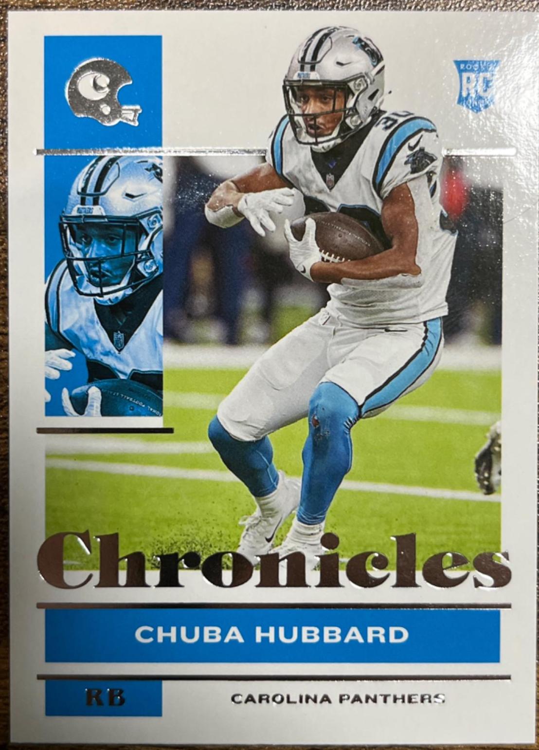 Chuba Hubbard #15 Football Cards 2021 Panini Chronicles