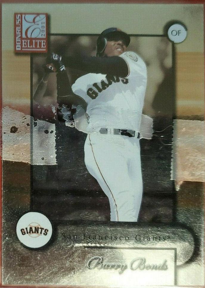 Barry Bonds #2 Baseball Cards 2001 Donruss Elite