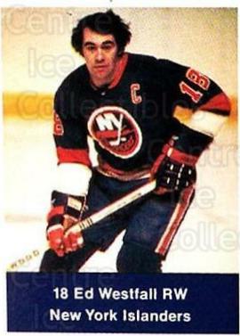 Ed Westfall Hockey Cards 1974 NHL Action Stamps