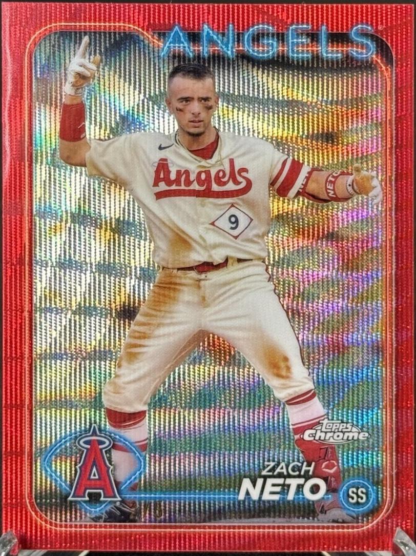 Zach Neto [Red Wave Refractor] #123