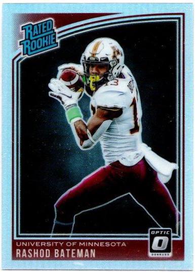 rashod bateman #212 Football Cards 2021 Panini Chronicles Draft Picks Donruss Optic Rated Rookie
