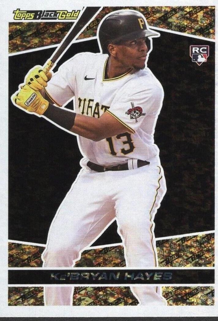 Ke'Bryan Hayes #BG-21 Baseball Cards 2021 Topps Update Black Gold