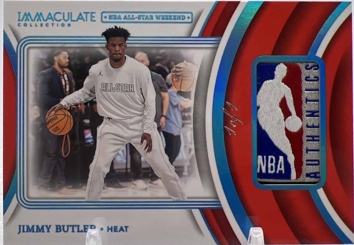Jimmy Butler #38 Basketball Cards 2023 Panini Immaculate Logoman