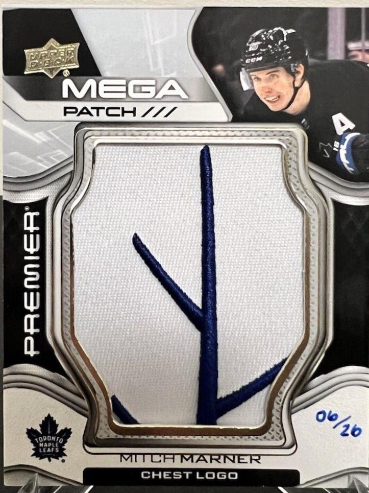 Mitch Marner #PMP-MM 2022 Upper Deck Premier Mega Patch Hockey