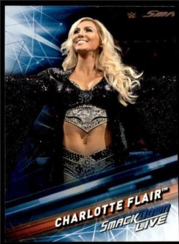 Charlotte Flair #17 Wrestling Cards 2019 Topps WWE Smackdown Live