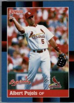 Albert Pujols #366 Baseball Cards 2002 Donruss Originals