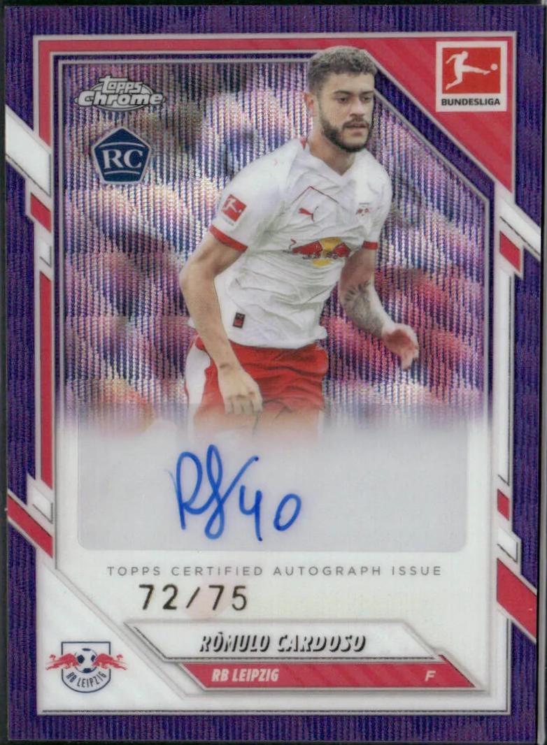 Romulo Cardoso #BA-RC 2025 Topps Chrome Bundesliga Autograph Soccer
