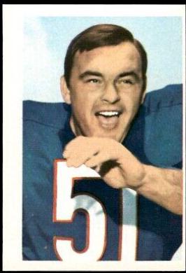 Dick Butkus #46 Football Cards 1972 NFLPA Wonderful World Stamps