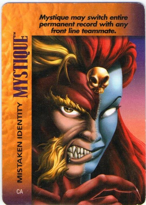 Mystique: Mystique Marvel 1995 Fleer Overpower