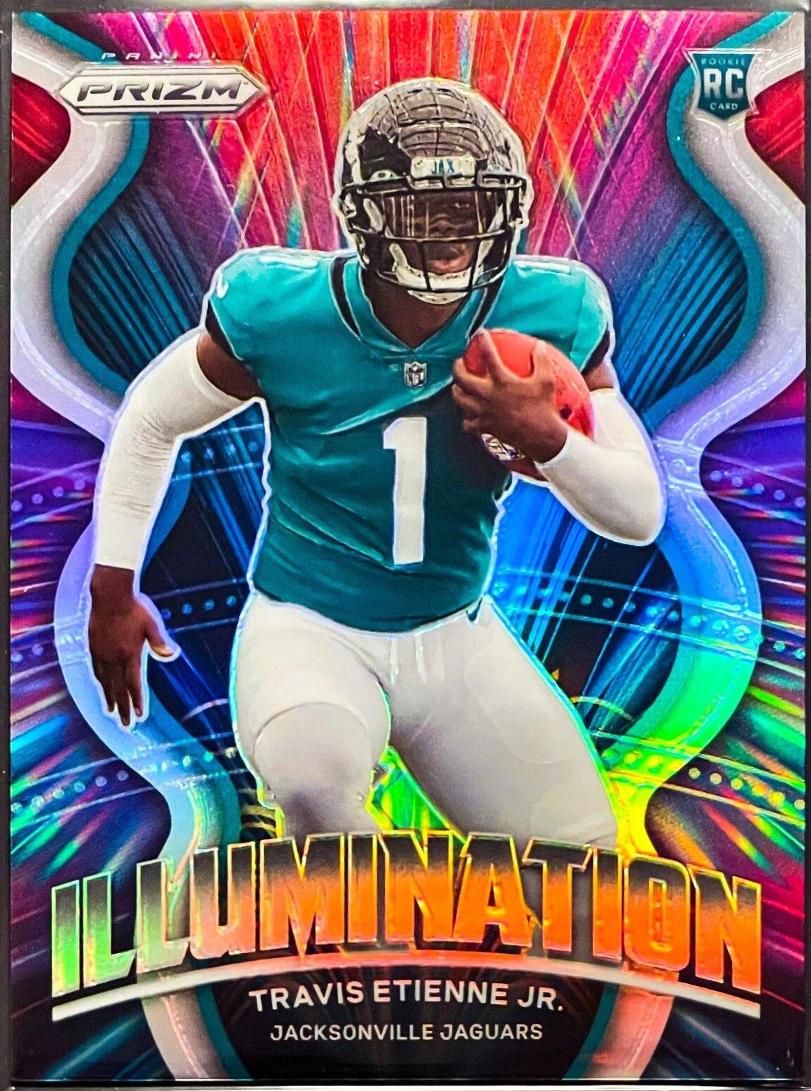 Travis Etienne Jr. #I-14 Football Cards 2021 Panini Prizm Illumination