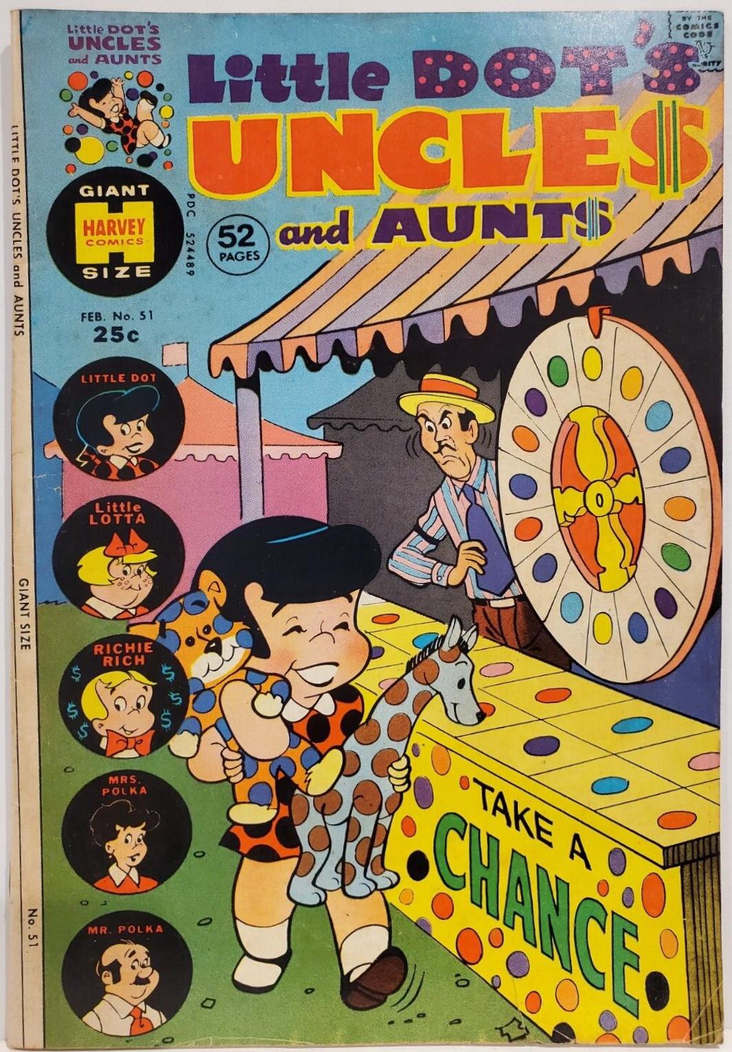 Little Dot's Uncles and Aunts #51 (1974) Comic Books Little Dot's Uncles and Aunts