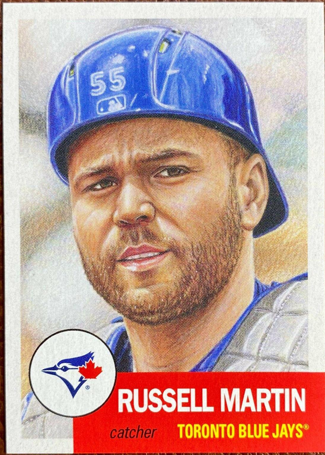 Russell Martin #8 Baseball Cards 2018 Topps Living