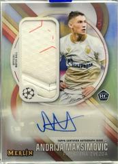 Andrija Maksimovic #MBS-AM Prices | 2024 Topps Merlin UEFA Match