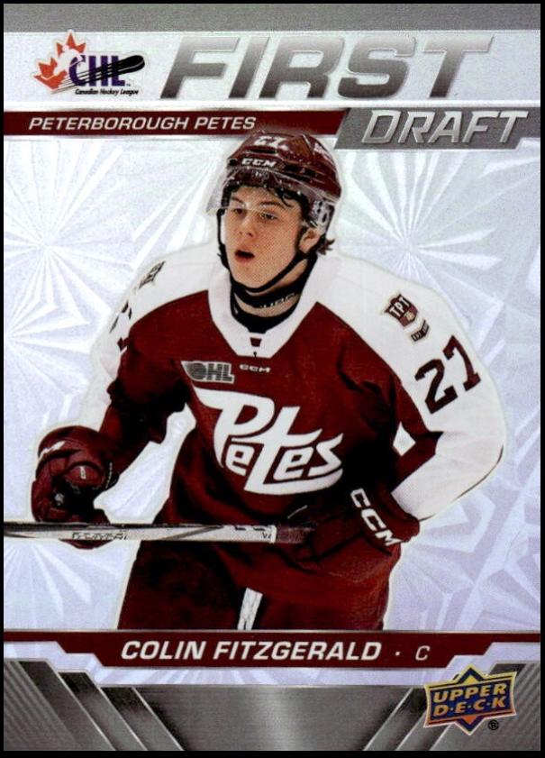 Colin Fitzgerald #FD-6 Hockey Cards 2024 Upper Deck CHL First Draft