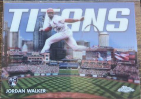 Jordan Walker #CT-15 Baseball Cards 2023 Topps Chrome Titans