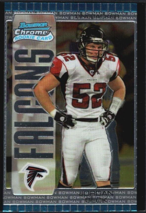 Jordan Beck #169 2005 Bowman Chrome Football