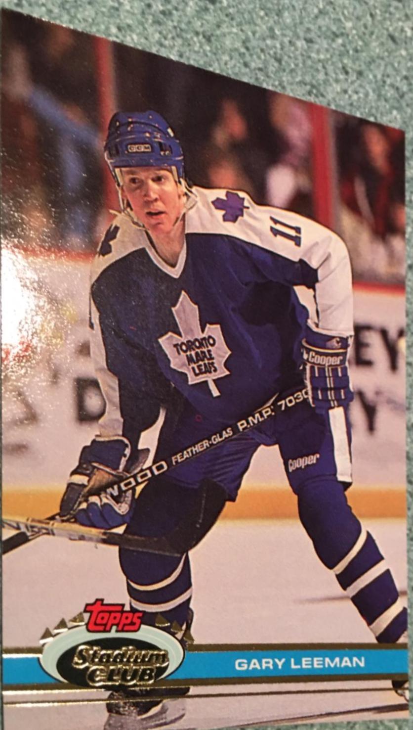 Gary Leeman #158 Hockey Cards 1991 Stadium Club