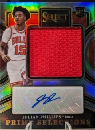 Julian Phillips #RS-PHL 2023 Panini Select Rookie Signature Basketball