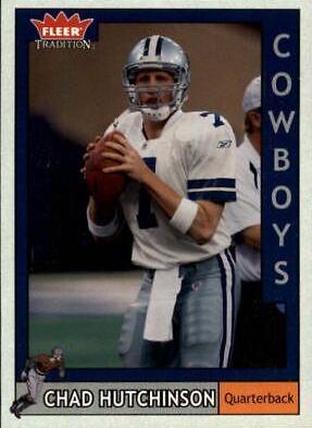 Chad Hutchinson #3 Football Cards 2003 Fleer Tradition
