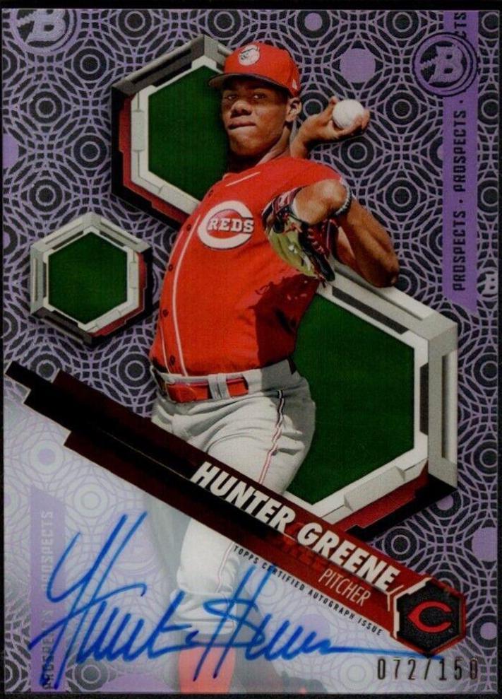 Hunter Greene [Autograph Purple Diffractor] #HG
