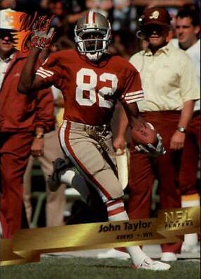 John Taylor #3 Football Cards 1993 Wild Card