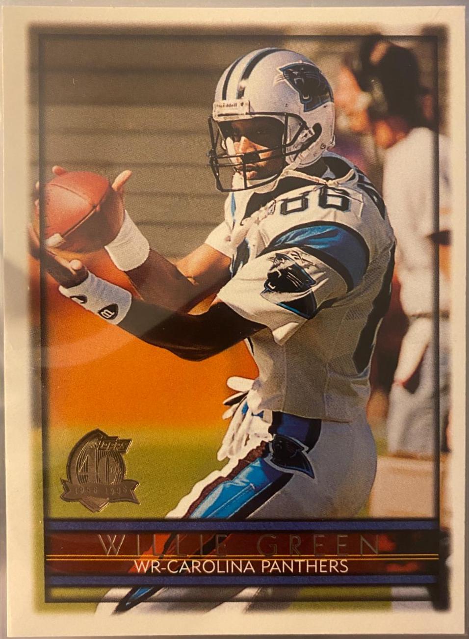 Willie Green #19 Football Cards 1996 Topps