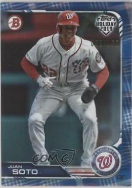 Juan Soto #TH-JSO 2019 Topps Holiday Bowman Baseball