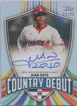 Juan Soto [Orange Cracked Ice] #CDA-JS